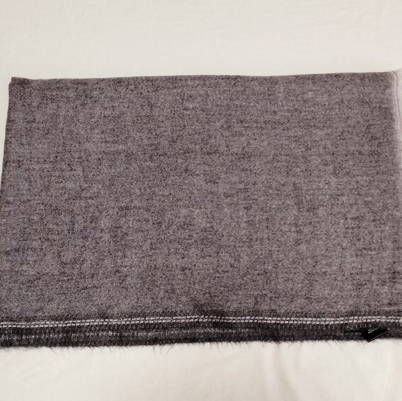 Jones New York Women's Scarf Blue Gray Fringe Hem Rectangle Multi functional - Picture 5 of 12